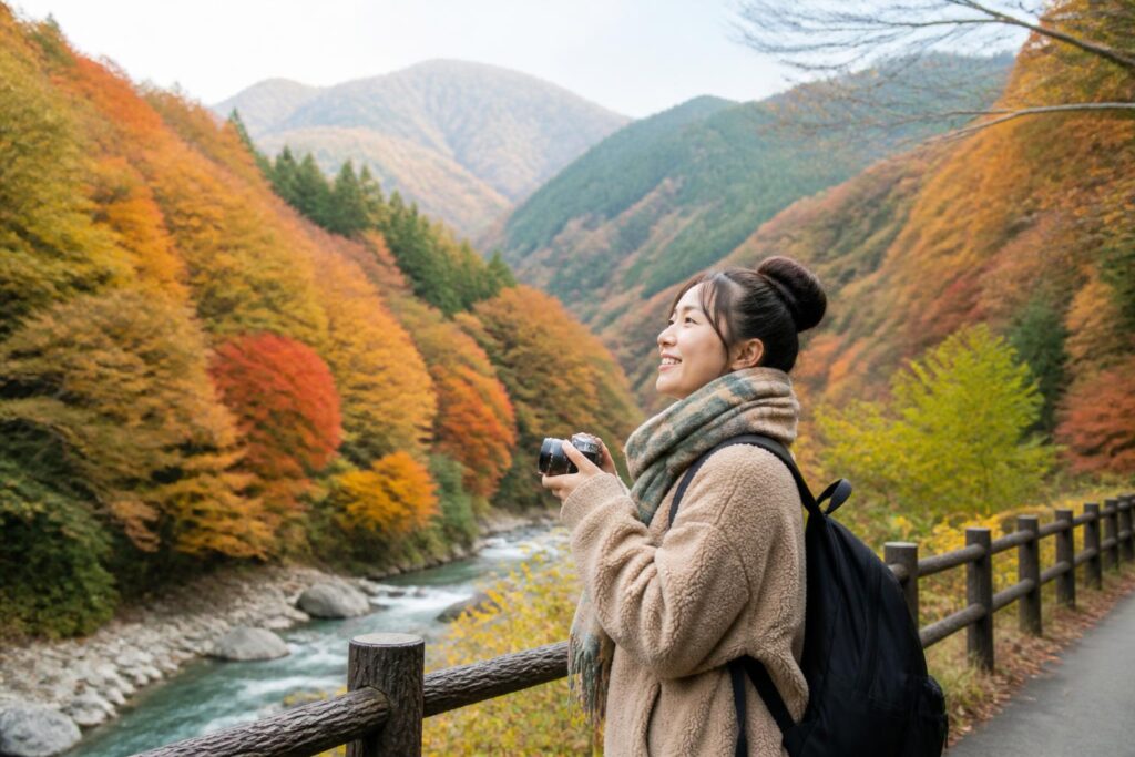 秋の旅行で人気のスポットはどこ？